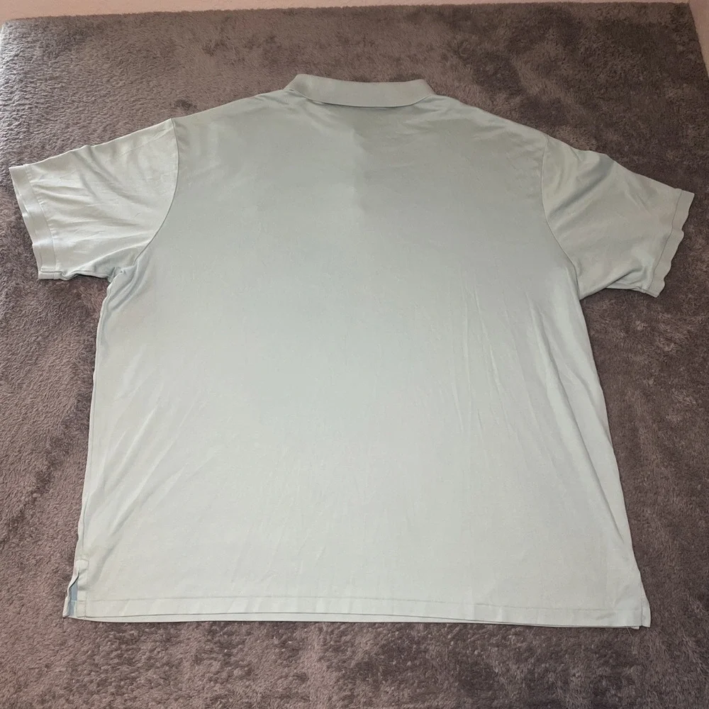 Polo Ralph Lauren Light Blue Men's Short Sleeve SZ 4XLT Flesh Pony Preppy Shirt